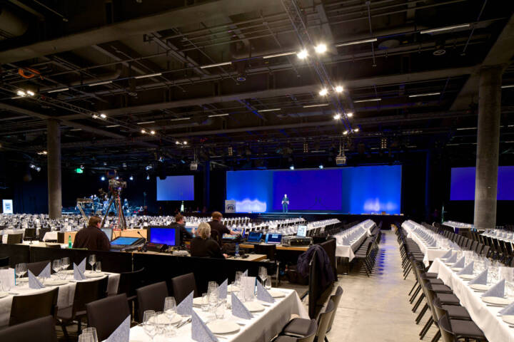Congress Center Basel Corporate Event Set up Endress und Hauser