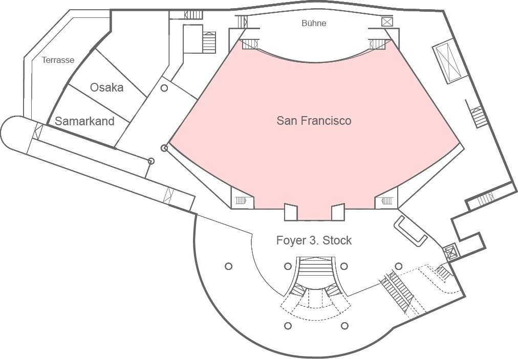 Congress Center Basel Raum San Francisco