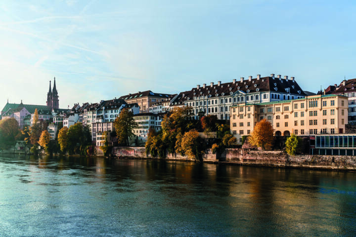 Messe Basel Rhein Panorama