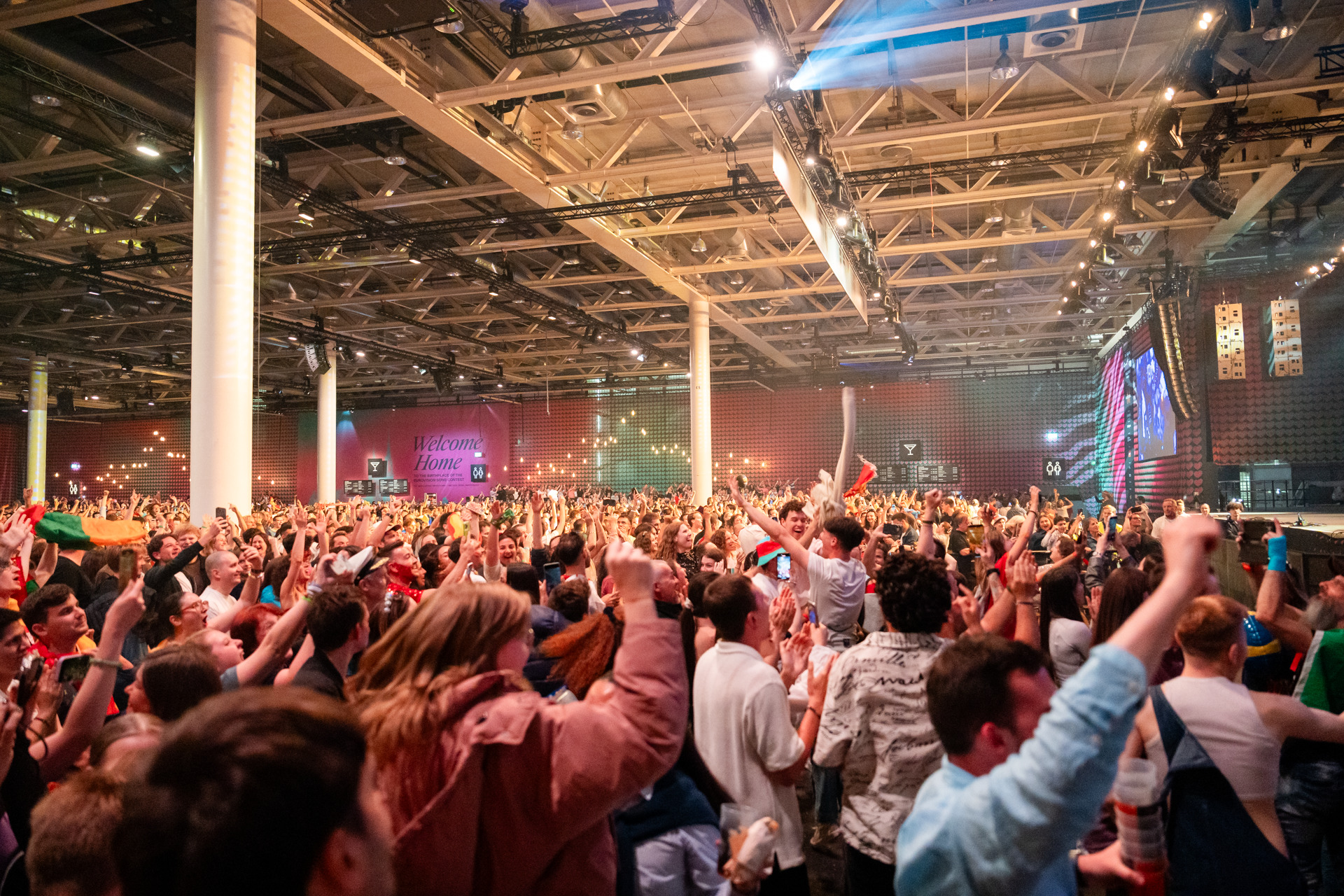 Messe Basel ESC Impression Village Halle 1